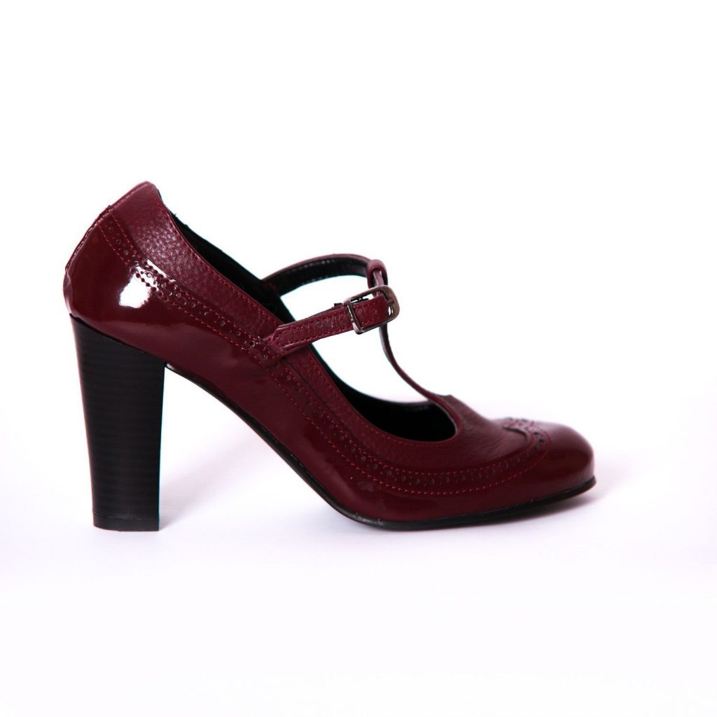 Дамски обувки NICKELS, модел 5021, Естествена кожа, Бордо