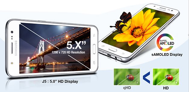 Смартфон Samsung Galaxy J5, Dual Sim, 8GB. Удивително зрително изживяване