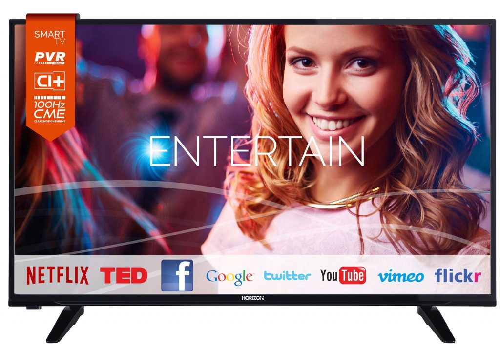 Телевизор LED Smart Horizon, 43"(109 cм), 43HL733F, Full HD