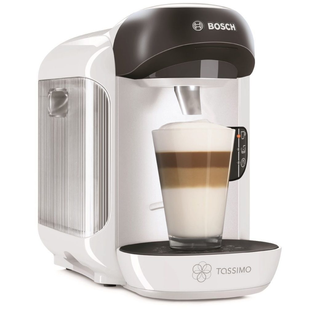 Еспресо машина Bosch Tassimo Vivy TAS 1254, Автоматична, 1300 W, 0.7 л, Технология INTELLIBREW, Капсули