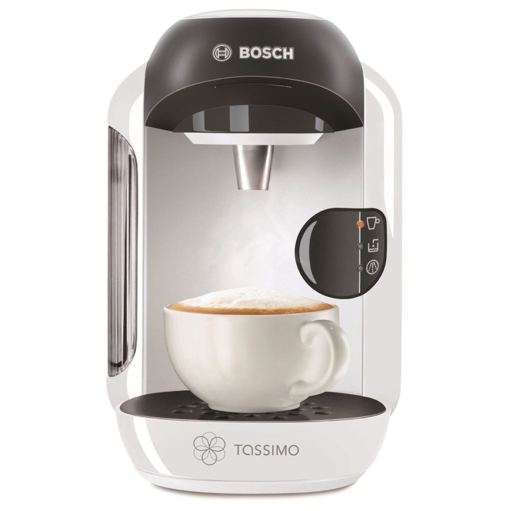 Еспресо машина Bosch Tassimo Vivy TAS 1254, Автоматична, 1300 W, 0.7 л, Технология INTELLIBREW, Капсули