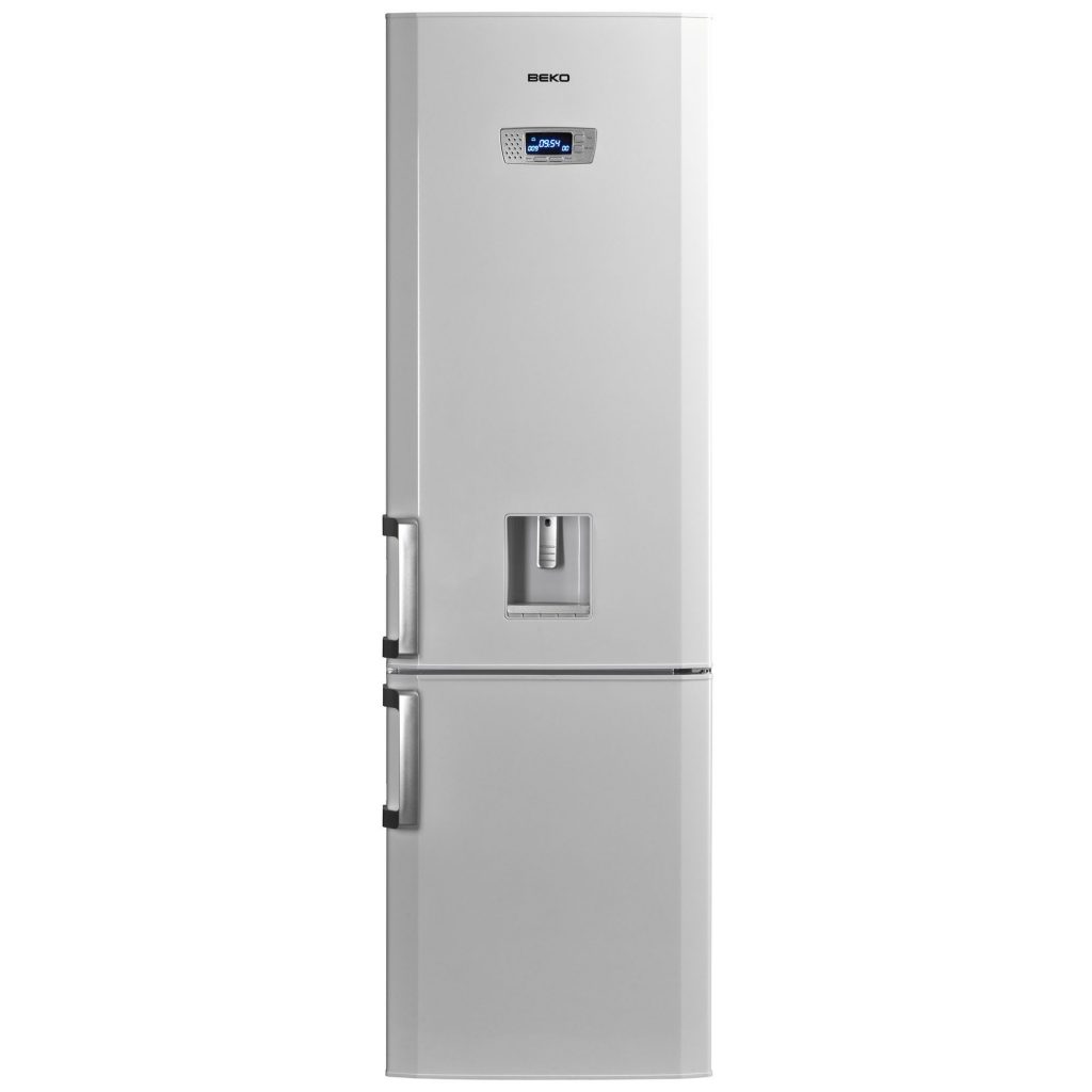 Хладилник с фризер Beko DBK 386 WDR+, 380 л, Клас A+, Стъклени рафтове, Бял
