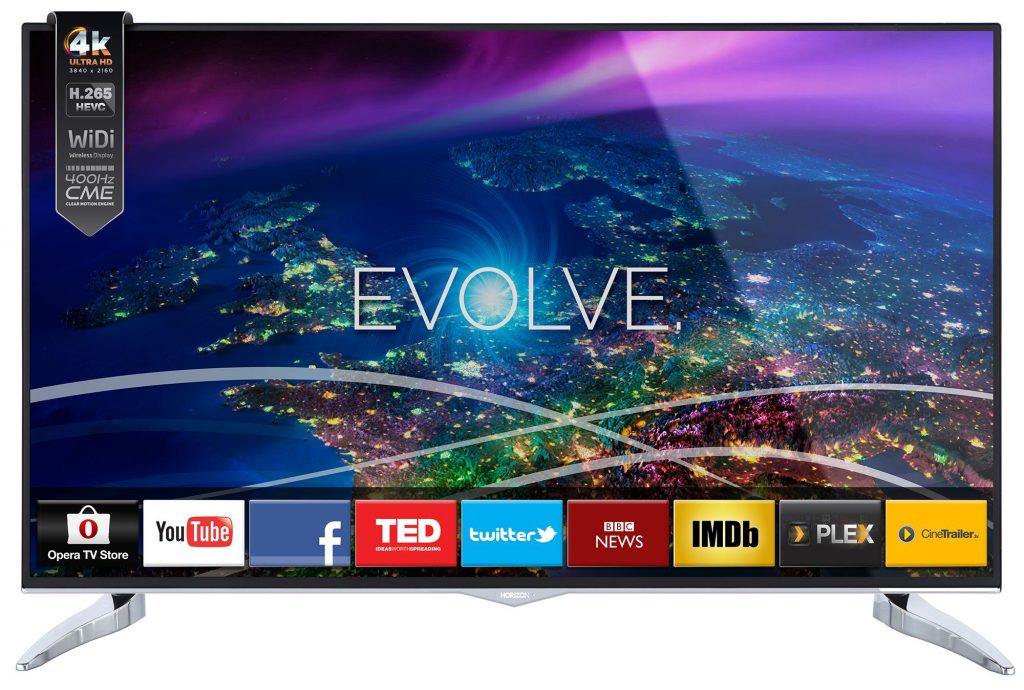 Телевизор Smart LED Horizon 40HL910U, 40" (102 см), 4K Ultra HD