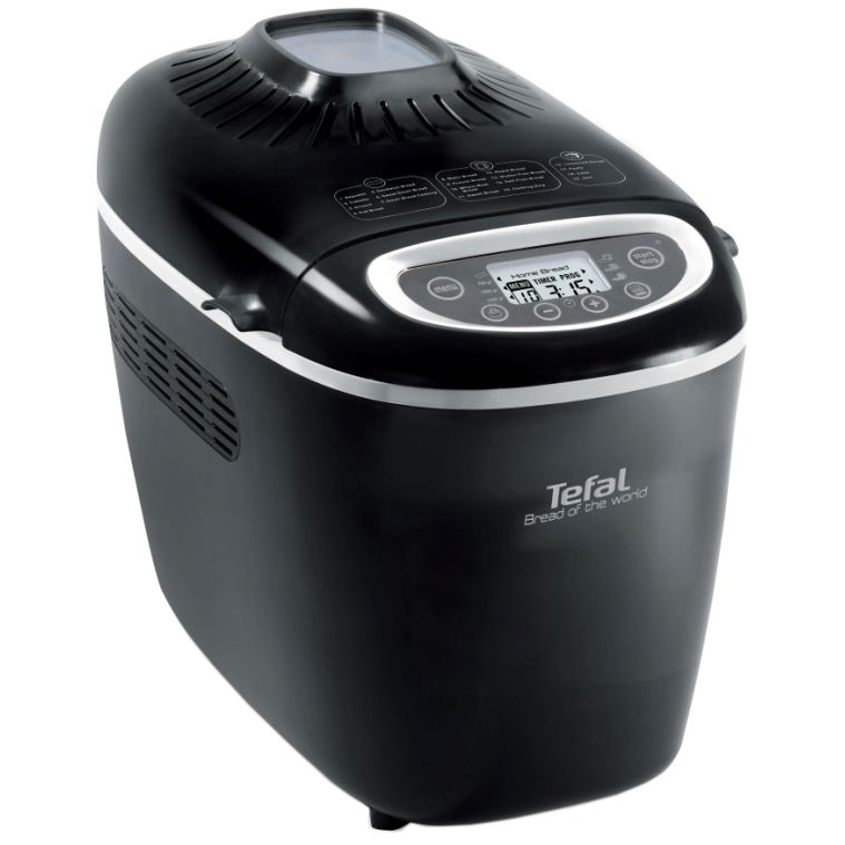 Хлебопекарна Tefal Bread of the World PF6118, 1500 гр, 19 програми, Черна