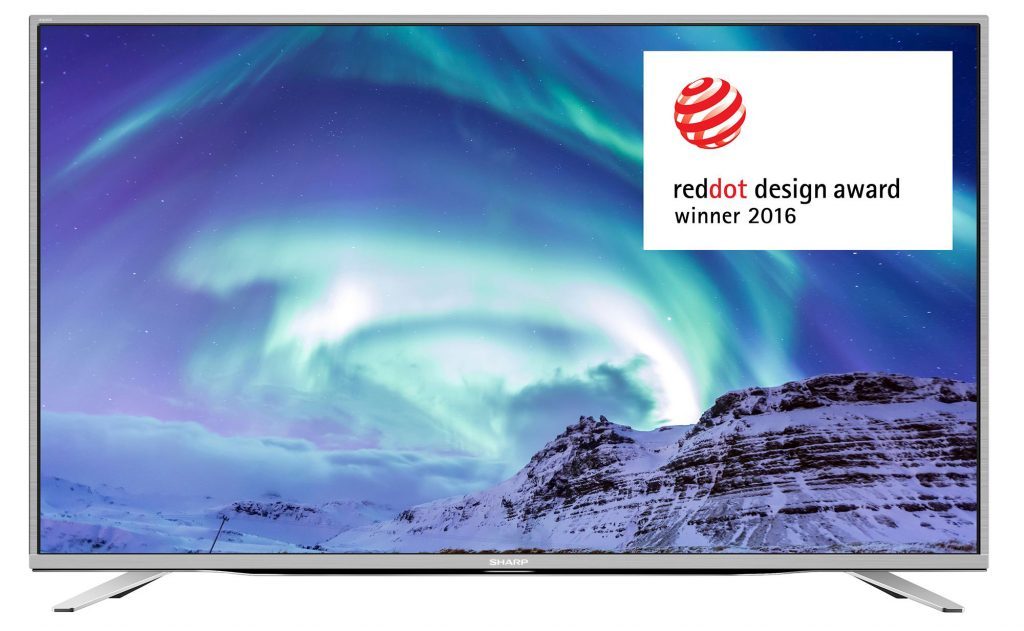 Телевизор LED Smart Sharp, 55" (139 см), LC-55CUF8462ES, 4K Ultra HD