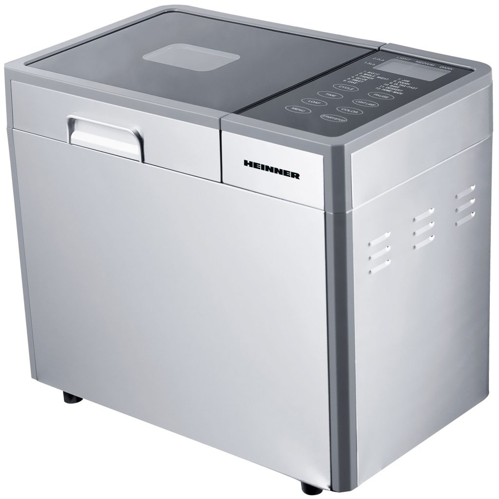 Хлебопекарна Heinner Master Collection HBM-900XMC, 615 W, 900гр, 12 Програми, Сребрист