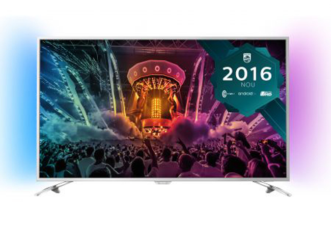 Телевизор LED Smart Android Philips, 49"(123 cм), 49PUS6501/12, 4K Ultra HD