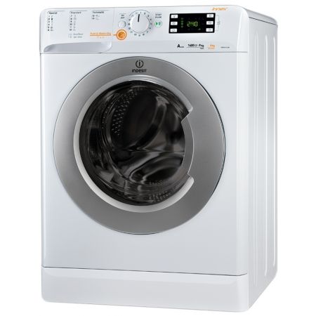 Пералня със сушилня Indesit Innex XWDE 961480X, 1400 об/мин, Пране 9 кг, Сушене 6 кг, Клас A, 16 Програми, Бяла