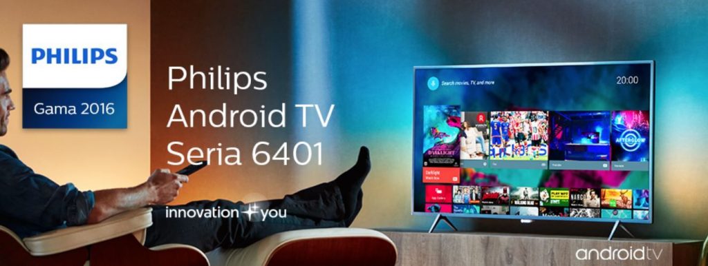 Телевизор Philips 55PUS6401/12, 55" (132.08 см) 4K Ultra HD LED Smart TV, DVB-T2/C/S2, Wi-Fi, LAN, 4x HDMI, 3x USB