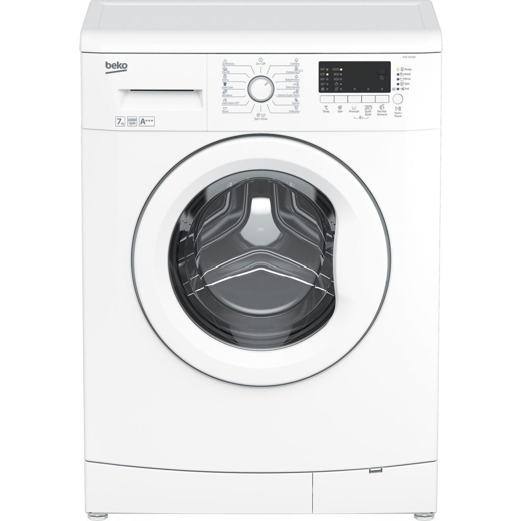 Пералня Beko WTE7502B0, 7 кг, 1000 об/мин, Клас A+++