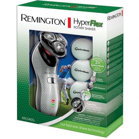 Самобръсначка Remington HyperFlex Golfer XR1340G, 3 Глави, Тример, Акумулатор Li