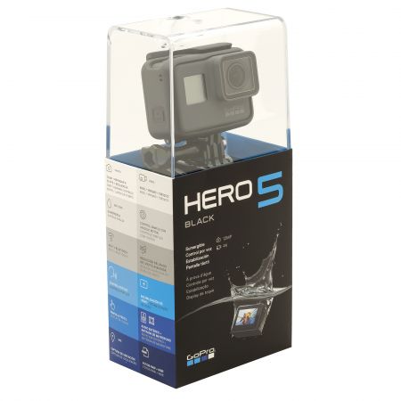 Спортна видеокамера GoPro Hero 5 Black Edition, 4K