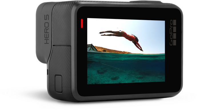 Спортна видеокамера GoPro Hero 5 Black Edition, 4K