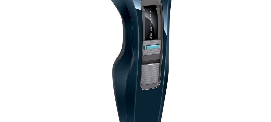 Машинка за подстригване Philips HC3400/15, 0.5-23 мм, 13 степени, Миещи се ножчета, Синя/Сива