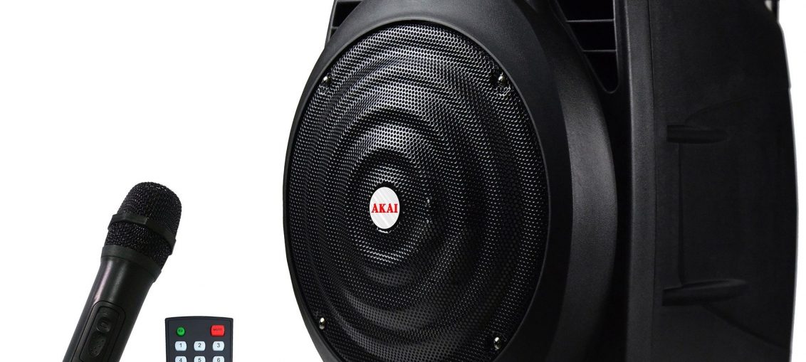 Преносима тонколона Akai SS023A-X10, Черна